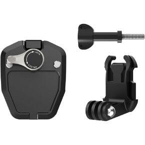 Motorcycle Windshield Clip Mount Quick Release Clip Mount for Go Pro Hero 13 12 11 10 9 8 7, Insta360 X4 X3 X2 X ONE RS R, DJI Osmo Action & Smartphones