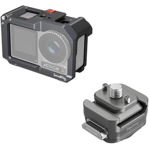 SMALLRIG Action 3 Action 4 Camera Cage for DJI and HawkLock H21 Universal Quick Release Mount Plate Kit