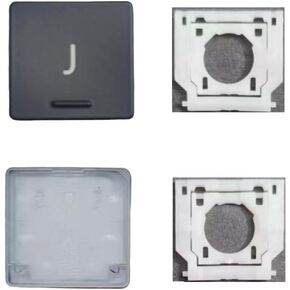 Replacement Letter J Keycap Keys and Hinges Compatible for Surface Laptop 3/4/5 13.5/15inch 1867 1868 1872 1873 1950 1951 1952 1953 Keyboard J Key Cap (Black)