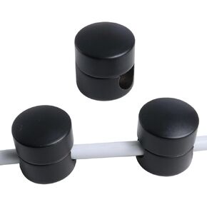 Cable Accessory Organizer Aluminum Wire Organizer Cable Management Clamps Home and Office Cable Management Clamps Sturdy Stylish Durable 3pcs(White)