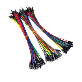 Breadboard Jumper Wires Cable kit Male Female Multicoloured Wire Compatible for Arduino Raspberry Pi Protoboard PCB Board (90PCS) ﻿