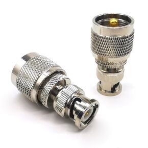 2PCS PL259 SO239 to BNC Adapter, Low Loss UHF Male to BNC Male Coaxial Cable Connector Adapter for CB Radio,Radio,Antennas.Extension Coax Cable