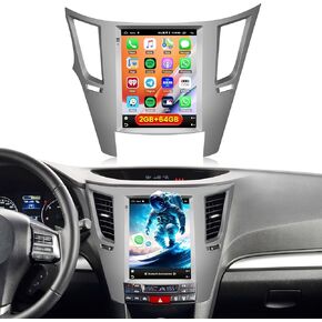 2+64G Inefala for Subaru Legacy Outback 2010-2014 Android Car Radio Stereo with Wireless CarPlay Android Auto, 9.7 Inch HD Vertical Touchscreen with GPS WiFi BT FM/RDS SWC Canbus Backup Camera MIC