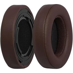 AONIC50 Earpads, Protein Leather Replacement Ear Pads Cushions for Shure AONIC50 Headphone Earpads with Buckle (Brown)