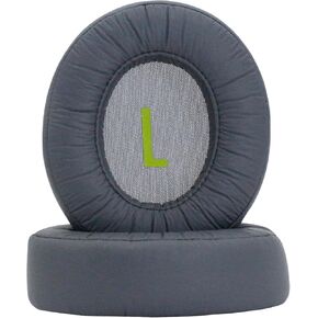 JR460 Replacement Ear Pads, Compatible with JBL JR460 Headphone Ear Pads, Made of Soft Protein Leather and Memory Foam, Repair Accessory Replacement Ear Pads*2+1 Headband (Dark Gray)