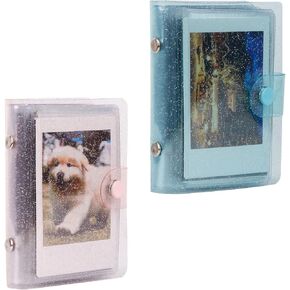 4packs，36 Pockets 2x3 Small Photo Album for Fujifilm Instax Mini Camera, Polaroid Snap, Z2300, SocialMatic Instant Cameras & Zip Instant Printer