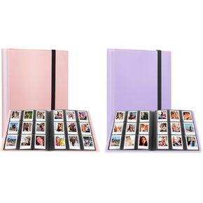 2 Packs 432 Pockets Photo Album for Fujifilm Instax Mini Camera, Polaroid Snap PIC-300 Z2300 Instant Camera, 2x3 Photo Album Book for Fujifilm Instax Mini 11 9 Evo 90 70 40 8 7 LiPlay Instant Camera