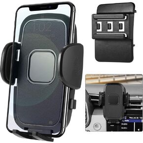 Car Cell Phone Holder Mount for Hyundai Tucson 2024 2023 2022 Accessories, Dashboard & Air Vent Bracket with Custom Base Compatible for 4.0"-7.0" Cell Phones