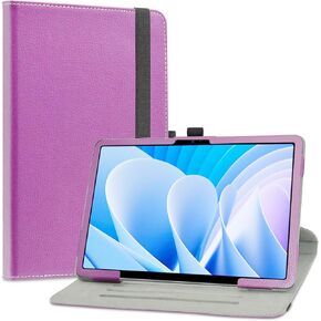 Compatible with DOOGEE T35 Case,DOOGEE T30 Pro Case，360 Degree Rotation Stand PU Cover for DOOGEE T35 / DOOGEE T30 Pro 11" Tablet（Not Fit Other Tablet,Black