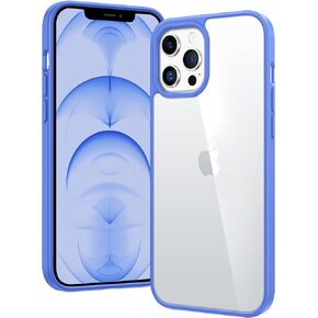 FNTCASE for iPhone 12 Pro-Max Case: Clear Military Grade Drop Protection Anti Yellowing Slim Case - Rugged Shockproof Protective Transparent Cell Phone Cover(Transparent)