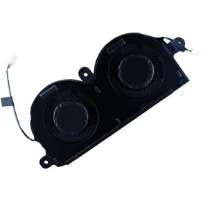 New Replacement CPU Cooling Fan with Back Cover for Dell XPS 13 7390 9370 9380 (Not for 2-in-1 Version) 9305 (i3 Version) P82G Series ND55C19-19A14