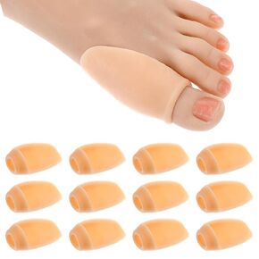 12 Pcs Bunion Cushion Protector, Bunion Corrector Pads with Separator Guards Clear Shields Relief for Big Toe Calluses Corns