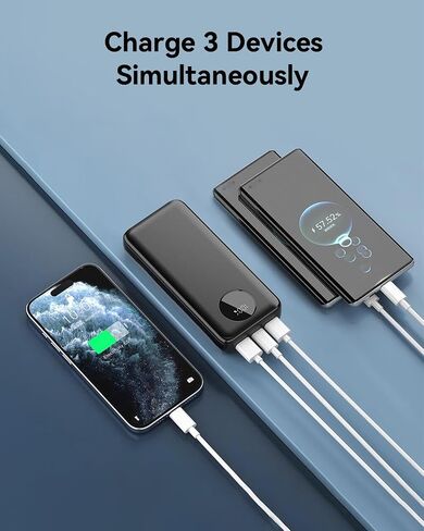 2-pack 22.5w بنك الطاقة الشحن السريع ، 10000 مللي أمبير في الساعة USB C في و OUT شاحن محمول ، PD3.0 QC3.0 BANTARY BANK in Saudi Arabia
