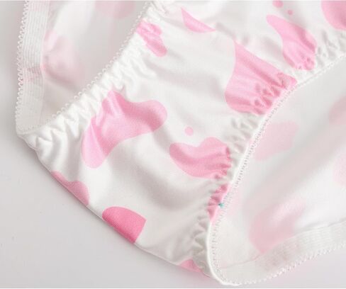 paloli Women Cute Lingerie Set Sweet Strawberry Bikini Wirless Bra and Panty - 100% Cotton in Kuwait