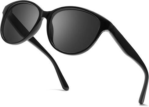 LVIOE Polarized Cat Eye Sunglasses for Women Trendy Classic Retro Shades with UV400 Protection for Driving Fishing LS8091 in Kuwait