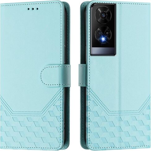 حقيبة محفظة لـ TCL 50 XE 5G مع RFID حظر بطاقة الائتمان PU PU HALEY FLIP KICKSTAND CLOSURE MAGNECTION COVER WONED MEN PHONE CASE FOR TCL 50 XE 5G. الوردي YBFC in Kuwait
