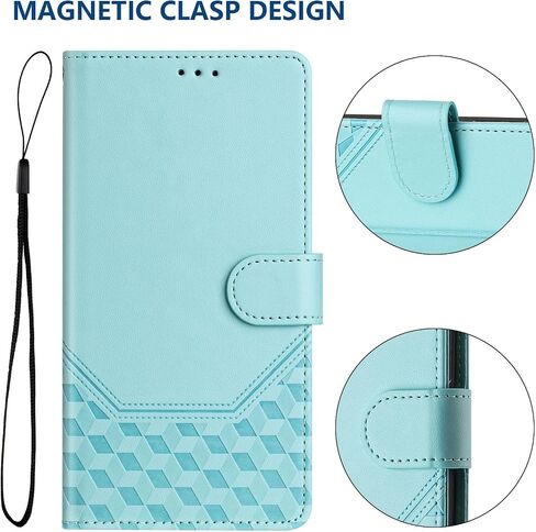 حقيبة محفظة لـ TCL 50 XE 5G مع RFID حظر بطاقة الائتمان PU PU HALEY FLIP KICKSTAND CLOSURE MAGNECTION COVER WONED MEN PHONE CASE FOR TCL 50 XE 5G. الوردي YBFC in Kuwait