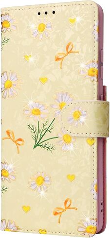 Asuwish Phone Case for Samsung Galaxy S21 Ultra 5G Wallet Mobile Cell Flip Cover with Tempered Glass Screen Protector Flower Card Holder Slot Stand S21ultra 21S S 21 21ultra G5 Women Men Dried Flower in Saudi Arabia