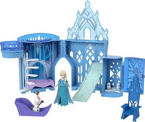 Mattel Disney Frozen Toys, Storytime Stackers Jasmine's Palace, Stackable Doll House with Small Doll, 2 Friends & 8 Pieces, Inspired by Disney's Aladdin Movie in Saudi Arabia