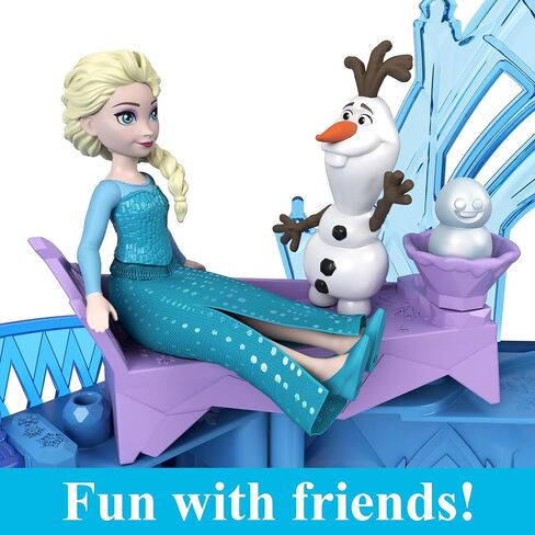 Mattel Disney Frozen Toys, Storytime Stackers Jasmine's Palace, Stackable Doll House with Small Doll, 2 Friends & 8 Pieces, Inspired by Disney's Aladdin Movie in Saudi Arabia