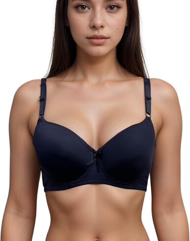 Viola's Secret 6 Pack of Color Print T-Shirt Bras B Cup C Cup and D Cup in Kuwait