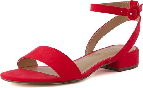 CUSHIONAIRE Women's Nila one band low block heel sandal +Wide Widths Available in Kuwait
