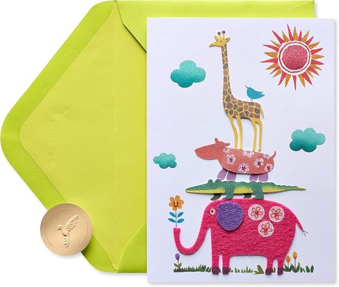 Papyrus Baby Shower Card for Girl (So Happy You're Here) in Saudi Arabia
