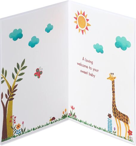 Papyrus Baby Shower Card for Girl (So Happy You're Here) in Saudi Arabia