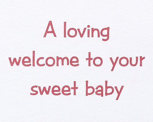 Papyrus Baby Shower Card for Girl (So Happy You're Here) in Saudi Arabia