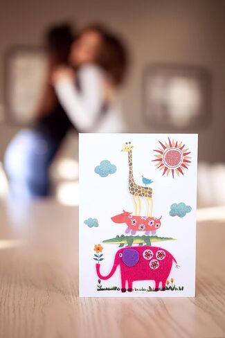 Papyrus Baby Shower Card for Girl (So Happy You're Here) in Saudi Arabia