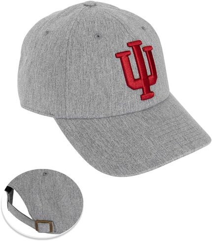 قبعة بيسبول جامعة صبار الصحراء إنديانا Hoosiers Bloomington قبعات مطرزة ذات حواف قبعة قابلة للتعديل بحزام قماش للبالغين (نمط D1) أسود in Saudi Arabia