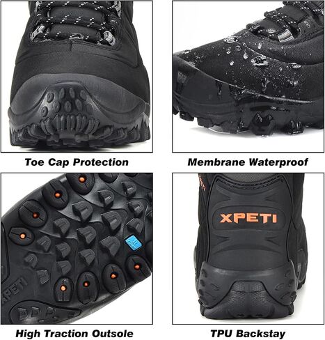 XPETI Women's Thermator Mid High-Top Waterproof Outdoor Hiking Boot in Kuwait