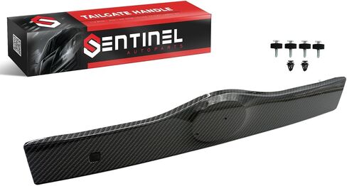 Sentinel Parts Rear Liftgate Tailgate Handle Carbon Fiber Look Compatible with 2004-2009 Toyota Prius Replaces # 76801-47030-C0, 76801-47040-C0 in Kuwait