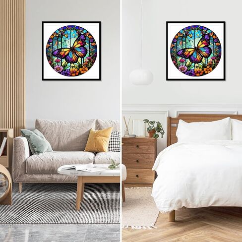 NEWENMO Diamonds Painting Kits for Adults Beginner DIY 5D Cute Cat Diamond Art Paint with Round Diamonds, Full Drill Gem Art Red Flowers Diamonds Art Painting for Home Wall Decor 12x16 Inch in Saudi Arabia