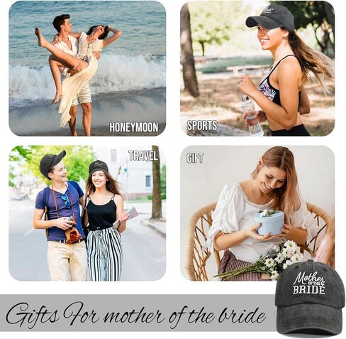 Mr and Mrs Hat, Wedding Gifts for Bridal Shower Bachelorette Party Engagement Honeymoon, Adjustable Hat for Couples in Kuwait