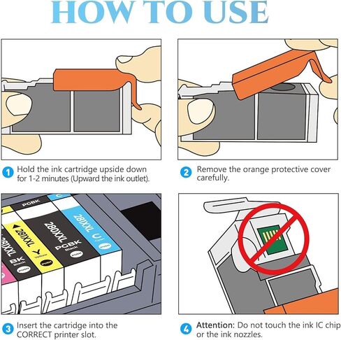 خرطوشة حبر بديلة متوافقة مع HP 564 XL 564XL عالية الإنتاجية (2PB/2B/2C/2M/2Y) لطابعات DeskJet 3520 3522 OfficeJet 4620 Photosmart 6525 6520 7520 5520 7510 5510 7525 (10 عبوات) in Kuwait