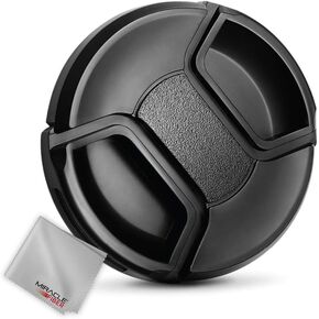 Zeikos ZE-LC62 62mm Plastic Snap On Lens Cap (Black)