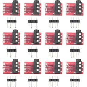 12Sets Red 3.5mm Audio Jack Breakout Headphone Video Audio MP3 Jack Module MP3 Socket Breakout Board Audio Jack Module for Arduino