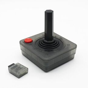 Atari Joystick Controller For Atari 2600 Systems - Action Buttons/Four-Way Joystick, Power Saving - Compatible With Atari 7800 Consoles
