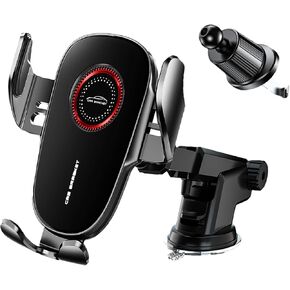 Mobile Phone Holder Suitable for Your car with Metal Hook Clip Suction Cup Base, Mobile Phone Household Universal car Holder Suitable for iPhone, Android and All Smartphones