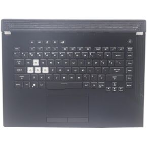 الاستبدال الجديد Palmrest لـ ASUS G531 G531GT G531GD GL531GT العلوي مع لوحة المفاتيح الخلفية 8Pin US 90NR01L4-R31US0
