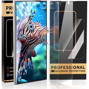 3-Pack Soft Hydrogel Film Screen Protector for Galaxy S23/Galaxy S23 Plus/Galaxy S23 Ultra/Galaxy S24/Galaxy S24 Plus/Galaxy S24 Ultra-Optional Models Fingerprint Unlock Anti-Scratch privacy HD