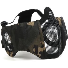 Airsoft Masks，Airsoft Mesh Mask，Airsoft Face Mask，Paintball Mask for The player who likes to shoot and use sniper-like tactics