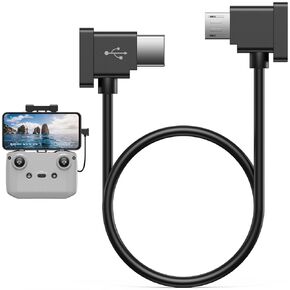 Micro USB to USB C Remote Controller Cable for DJI Mavic 3 Mini 2 3 Pro Air 2S Mavic Air 2 DJI RC-N1 RC Pro OTG Data Cord for Samsung Galaxy S7 Edge S6 S5 and More Micro USB Phone Connector Cable