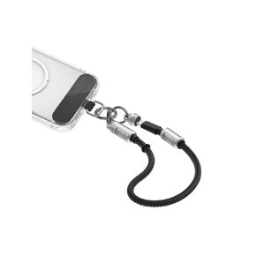 Hagibis USB4 Cable, 1ft Phone Lanyard Cable, 80Gpbs 240W 8K@60Hz Portable USB C to Type-C Wrist Lanyard Cable for iPhone 16 Pro Max, iPad Pro, Thunderbolt 5/4/3, External SSD (Silver-30cm)