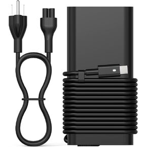 New 90W USB C Type C AC Power Adapter for Dell 90 Watt Laptop Charger,Dell XPS,LA90PM170 DA90PM170 DA65NM170,Latitude 3400 3500 5400 5289 5300 7400 7300 7390 7200 2in1,Precision 3540 Power Cord supply