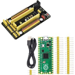 KEYESTUDIO Raspberry Pi Pico Board + Pi PICO IO Shield