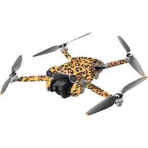 MightySkins Glossy Glitter Skin Compatible with DJI Mini 3 Pro - Cheetah Girl | Protective, Durable High-Gloss Glitter Finish | Easy to Apply, Remove, and Change Styles | Made in The USA