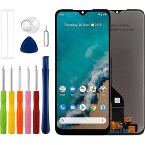 [New] Duotipa LCD Display Touch Screen Digitizer Assembly Replacement for Nokia G50 TA-1390 with Technical Repair Tools Kit-Black.