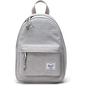 Herschel Supply Co. Classic Mini Backpack, Mini - 6.5L, Light Grey Crosshatch